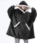 Filt Sweatshirt Oversized hoodie Black