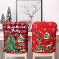 Miniatyrbild 1 av 4: Mub- Jul Grinchen Stol Paket, Stolsöverdrag, Tecknad Stol Keps 2PCS
