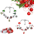 Pikkukuva 4 / 7: Joulu Advent 24 Ruudukko Kalenteri Countdown DIY Lapset Rannekoru Yllätys Sokea Laatikko Kultainen Puku .C I