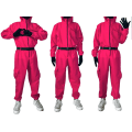 Miniatyrbilde 5 av 5: Squid Game Maskeraddräkt - Cospay Suit zy . Red l