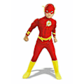 Miniatyrbilde 2 av 2: The Flash Bryst Outfit Kostyme Superhelt -a 120cm