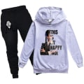 Miniatyrbilde 1 av 2: Wednesday Family Hoodie Barn Unisex Pack Addams Sweatshirt Kläder V1 .4 grey 100cm