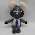 Miniatyrbild 2 av 2: Xbi- Nya nightmare critters mardröm lamm docka mardröm lamm plysch docka Gray Mouse