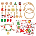 Pikkukuva 5 / 7: Joulu Advent 24 Ruudukko Kalenteri Countdown DIY Lapset Rannekoru Yllätys Sokea Laatikko Kultainen Puku .C I