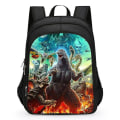 Miniatyrbild 1 av 3: Godzilla Print chool Bag Kids Waterproof Backpack # 1 S
