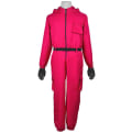 Miniatyrbillede 1 af 5: Squid Game Maske Dragt - Cosplay Dragt zy Red xs
