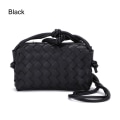 Miniatyrbilde 1 av 10: Crossbody-veske for kvinner PU-flettet SVART -i Black