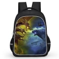 Miniatyrbild 1 av 3: Godzilla Print School Bag Kids Waterproof Backpack #1 7 M