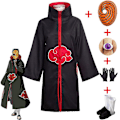 Pikkukuva 1 / 5: 2023-tobi Cosplay-asu pojille Obito-naamio Karnevaali Halloween-asu lapsille Aikuinen Sopii korkeudelle 35cm-85cm -a 1 XL