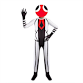 Miniatyrbillede 1 af 3: Rainbow Friends Børnekostume Cosplay Halloween Fest Fancy Dress Up Jumpsuit Bodysuit Performance Tøj -a 6-7 Years