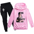 Miniatyrbilde 1 av 2: Wednesday Family Hoodie Barn Unisex Pack Addams Sweatshirt Kläder V1 .4 pink 120cm