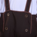 Miniatyrbilde 3 av 5: 30 % rabatt på svarte tyske herre skinnlederhosen Oktoberfest shorts Bukser Bayerske for menn og gutter. White L