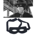 Pikkukuva 5 / 5: 4 Halloween-masker Zorro ögonbindel COS cosplay Zorro halvansikte ma