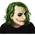 Pikkukuva 2 / 3: Joker Latex Mask Huvudbonader Joker COS Halloween，Joker Arthur Fleck