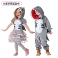 Pikkukuva 5 / 5: Taapero Barn Häst Kanin Hund Leijona Tiikeri Dinosaurus Puvut Pojat Tytöt Lammas Får Piirretty Eläin Jumpsuits Halloween Purim dinosaur M