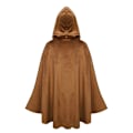 Miniatyrbillede 2 af 5: Cos middelalderlig retro kappe hætte kappe mokka kappe Halloween fest kostume kappe brown M
