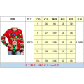 Miniatyrbillede 7 af 7: Mub- Julälg strikket 2023 nyhed julevibe sweater med LED-lamper red L