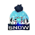 Miniatyrbillede 3 af 6: LED Julehat, Lysende Julehat Strikhue .c Snowman