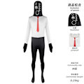 Miniatyrbilde 2 av 3: Skibidi Toalett Cosplay Kostyme Høyttaler Mann Videokamera Mann Tv Mann Cosplay Skibidi Toalett Kostyme Spill Klær Dress Mask Barn Voksen -a loudspeaker man jumpsuit 150