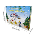 Miniatyrbillede 2 af 6: Xbi - 2024 Ny Gul And Jul Nedtælling Blind Box Pynt Jul Adventskalender Jul Overraskelse Gave