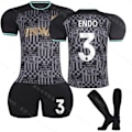 Miniatyrbillede 1 af 2: Xbi- 2024 Liverpool co-branded sort fodboldtrøje 3 ENDO #24