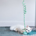 Miniatyrbild 5 av 11: Mub- Hängande dörr katt leksak sugkopp retas katt leksak kattunge själv-hi lättnad Blue (1.m8)