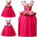 Pikkukuva 6 / 10: Elegantti Ruusunen Prinsessamekko naamiaisasu .4 pink 110