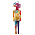 Pikkukuva 1 / 2: Mub- Magic Number Circus Cosplay Bodysuit Jumpsuit Pomni Cosplay Zooble 160