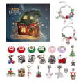 Pikkukuva 1 / 7: Joulu Advent 24 Ruudukko Kalenteri Countdown DIY Lapset Rannekoru Yllätys Sokea Laatikko Kultainen Puku .C I