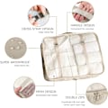 Miniatyrbillede 3 af 6: 8-i-1 Bagage Organizer Set til rejser, Tøjposer, Sko, Cos
