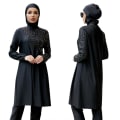 Pikkukuva 1 / 3: Aikuisten uimapuku print Isam uimapuku hijab uimapuku black l
