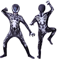 Pikkukuva 7 / 7: Mub- Punainen ja musta Spiderman-asu Hämähäkkimies-asu Hämähäkkimies-asut Lapset Lapset Hämähäkkimies Cosplay-vaatteet halloween-asu H 120
