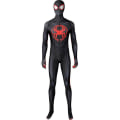 Miniatyrbilde 1 av 5: Barn Aldult Spider Man Miles Morales Cosplay Kostyme Festdrakt Jumpsuit Spider-man: Across The Spider-verse Fancy Dress -a Full set (including mask) 3XL