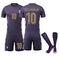 Miniatyrbillede 1 af 2: UEFA Euro 2024 England Ude Fodboldtrøje nr. 10 Bellingham C 28