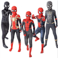 Pikkukuva 2 / 7: Mub- Punainen Musta Spiderman-asu Hämähäkkimies-asu Hämähäkkimies-asut Lapset Lapset Hämähäkkimies Cosplay-vaatteet halloween-asu E 140
