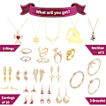 Pikkukuva 3 / 5: Mub- 24 Jul Advent Nedräkning Blind Box Smycken Ring Halsband Prydnad Jul Blind Box Slumpmässig