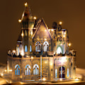 Miniatyrbilde 1 av 3: Mub- 3D-isslott Jentepuslespill Jenter Puslespill Åpnings- og lukkehytte Julegave Puzzle + lights