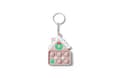 Mub- Custom Pattern Mini Rainbow Push Bubble Decompression Cartoon Christmas Silicone Keychain NO.2