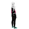 Pikkukuva 4 / 4: Ghost Spider-gwen Kostym Cosplay Kostym Fest Jumpsuit Monterade Barnkläder Spiderman Ansiktsmålning -a 100cm