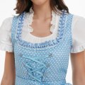 Miniatyrbilde 3 av 5: Kvinners Dirndl Midikjole Dirndl Kjole 3-delt Kostyme Kjolesett Inkludert Blonder Dirndl Forkle Kostyme Mote For Ølfestival -a light blue M
