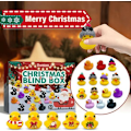 Miniatyrbild 1 av 5: Mub- Jul Advent Gummi Anka Barn Gåva Adventsdag Blind Box Countdown 18pcs