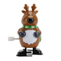 Pikkukuva 2 / 2: Xbi - Ihastuttava kävelevä bobblehead-lelu joululahjaksi Vandrande grön älg