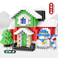 Miniatyrbillede 1 af 2: Mub- Jul barn jul byggsten legetøj gaver Christmas SnowRoom