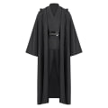 Miniatyrbild 3 av 7: Mub- Obi wan Kenobi Premium Quality Cosplay Costume  black Jedi Robe from Star the Wars for Lightsaber Dueling Black M