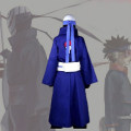 Miniatyrbild 3 av 5: Shippuden Uchiha Obito/madara Cosplay Costume Halloween Carnival Ninja Battle Suit Blue Kimono No Mask Custom Made -a Male M Naruto