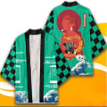 Miniatyrbild 1 av 7: Mub- 20 Styles Demon Slayer: Kimetsu no Yaiba Cosplay D Printing Haori Anime Kimono Cloak Anime Cartoon Clothing 3 2 XL
