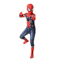 Pikkukuva 1 / 7: Mub- Punainen Musta Spiderman-asu Hämähäkkimies-asu Hämähäkkimies-asut Lapset Lapset Hämähäkkimies Cosplay-vaatteet halloween-asu F 110