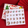 Pikkukuva 3 / 7: Joulu Advent 24 Ruudukko Kalenteri Countdown DIY Lapset Rannekoru Yllätys Sokkelo Laatikko Kultainen Puku .C E