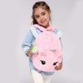 Miniatyrbild 5 av 5: Plysch Unicorn Ryggsäck, Mini Unicorn Ryggsäck för tjejer, Rosa .