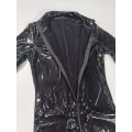 Pikkukuva 4 / 5: Pluskoko S-5xl Naiset Seksi Lateksi Catsuit Musta Kokovartalopuku Pvc Hyppypuku Clubwear Tekonahkainen Asu -a Red L